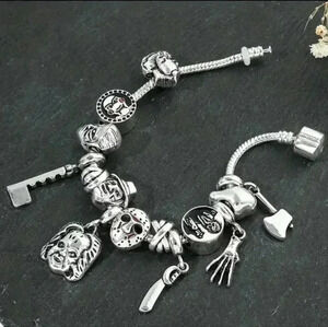 Halloween Series Killers Horror Charm Bracelet